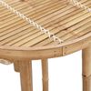 vidaXL Outdoor Bar Table Round Ø55x100 cm Bamboo