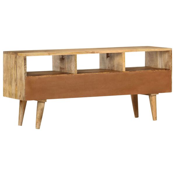 vidaXL TV Cabinet 110x36x50 cm Solid Mango Wood