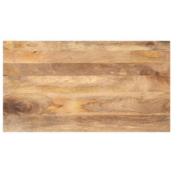 vidaXL Table Top 120x70x2.5 cm Rectangular Solid Wood Mango
