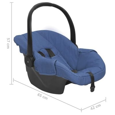 vidaXL Baby Car Seat Navy Blue 42x65x57 cm