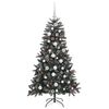 vidaXL Artificial Christmas Tree with 150 LEDs with Stand Green 150 cm
