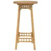 vidaXL Outdoor Bar Table Round Ø55x100 cm Bamboo