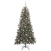 vidaXL Artificial Christmas Tree with 300 LEDs with Stand Green 240 cm