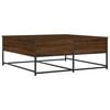 vidaXL Coffee Table Brown Oak 100x99x40 cm Engineered Wood