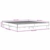 vidaXL Bed Frame without Mattress Black 180x200 cm Super King