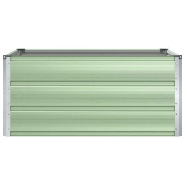 vidaXL Planter Pastel Green 100 x 100 x 45 cm Steel
