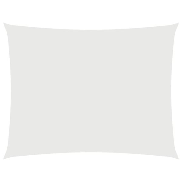 vidaXL Sunshade Sail Oxford Fabric Rectangular 2x3 m White