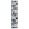 vidaXL Runner Rug BCF Grey 100x500 cm