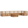 vidaXL Outdoor Sofa Set 7 pcs Natural
