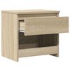 vidaXL Bedside Cabinet Sonoma Oak 40x30x39 cm Engineered Wood