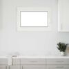 vidaXL Basement Window "RISOR" 90x70 cm Tilt&Turn DIN Left White