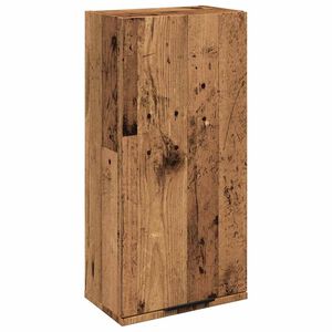 vidaXL Wall-mounted Bathroom Cabinet Old Wood 32x20x67 cm