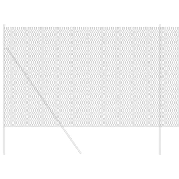 vidaXL Hexagon Fence Grey 1.6 x 50 m Steel