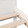 vidaXL Bed Frame without Mattress White 200x200 cm Solid Wood Pine