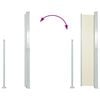 vidaXL Retractable Side Awning 160 x 500 cm Cream