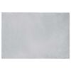vidaXL Anti-Slip Faux Rabbit Fur Rug OLITE Grey 120 x 170 cm Polyester