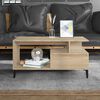 vidaXL Coffee Table Sonoma Oak 90x49x45 cm Engineered Wood