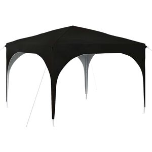 vidaXL Pop-up Party Tent 290 x 290 x 245 cm Black Oxford Fabric