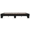vidaXL Bed Frame without Mattress Black 200x200 cm