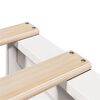 vidaXL Bed Frame without Mattress White 140x200 cm Solid Wood Pine