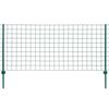 vidaXL Euro Fence Steel 20x1.2 m Green