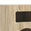 vidaXL TV Cabinet Sonoma Oak 80 x 35 x 40 cm Engineered Wood