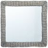 vidaXL Mirror 50x50 cm Wicker