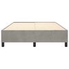 vidaXL Box Spring Bed Frame Light Grey Double Velvet (UK/IE/FI/NO only)