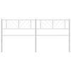 vidaXL Metal Replace Headboard White 193 cm