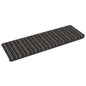 vidaXL Self-adhesive Stair Mats 15 pcs 65 x 21 x 4 cm Non-Slip