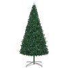 vidaXL Christmas Tree with Decorative String Lights Green 400 cm PVC