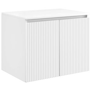 vidaXL Wall-mounted Bathroom Cabinet White 62.5 x 44.5 x 50 cm