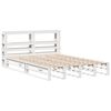 vidaXL Bed Frame without Mattress White 120x200 cm Solid Wood Pine