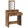 vidaXL Dressing Table Brown 79 x 41 x 140 cm Engineered wood