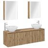 vidaXL Bathroom Cabinet Set 5 pcs Artisan Oak Engineered Wood