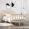 vidaXL Bed Frame without Mattress 120x190 cm Small Double Solid Wood
