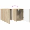 vidaXL TV Cabinet Set Wall-mounted 4 pcs Sonoma Oak Engineered Wood