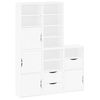 vidaXL Side Cabinets 5 pcs "ODDA" White 40x24x79 cm Solid Wood Pine