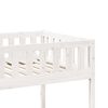 vidaXL Children's Bed without Mattress White 75x190 cm Solid Wood Pine