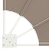 vidaXL Balcony Privacy Screen Taupe 160 x 160 cm Polyester