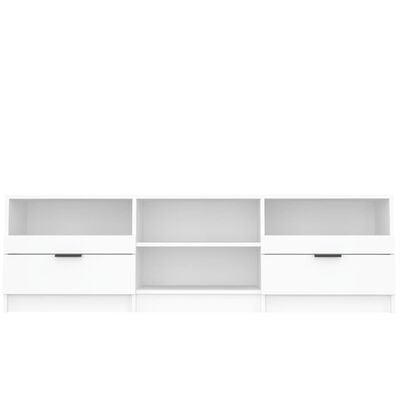 vidaXL TV Cabinet White 150x33.5x45 cm Engineered Wood
