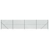 vidaXL Chain Link Fence with Flange Green 1.6x10 m