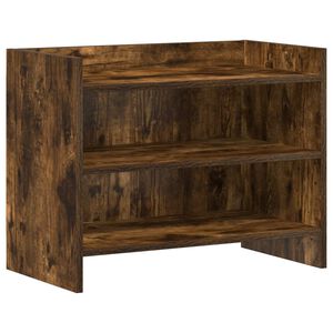 vidaXL TV Cabinet 60 x 33 x 47 cm Smoked Oak Engineered Wood