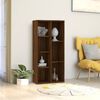 vidaXL Book Cabinet Brown Oak 50x25x106 cm