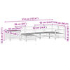 vidaXL 7 Piece Garden Sofa Set Solid Wood Pine