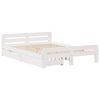 vidaXL Bed frame without Mattress White 160x200 cm Solid Wood Pine
