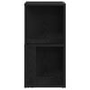 vidaXL Corner Shelves Black Oak 33 x 33 x 67 cm Engineered Wood