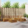 vidaXL Outdoor Sofa Set 5 Piece Natural Solid Acacia Wood