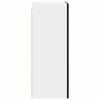 vidaXL Hanging Cabinet Riga Black Oak and White 50 x 31 x 80 cm