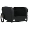 vidaXL Bike Trailer Black 45 kg Iron